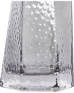 Wazon na kwiaty LILAIA Szkło 27 cm Szary