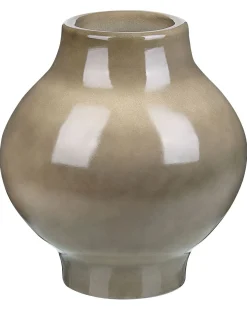 Wazon na kwiaty MAGAN Ceramika 31 cm Beżowoszary