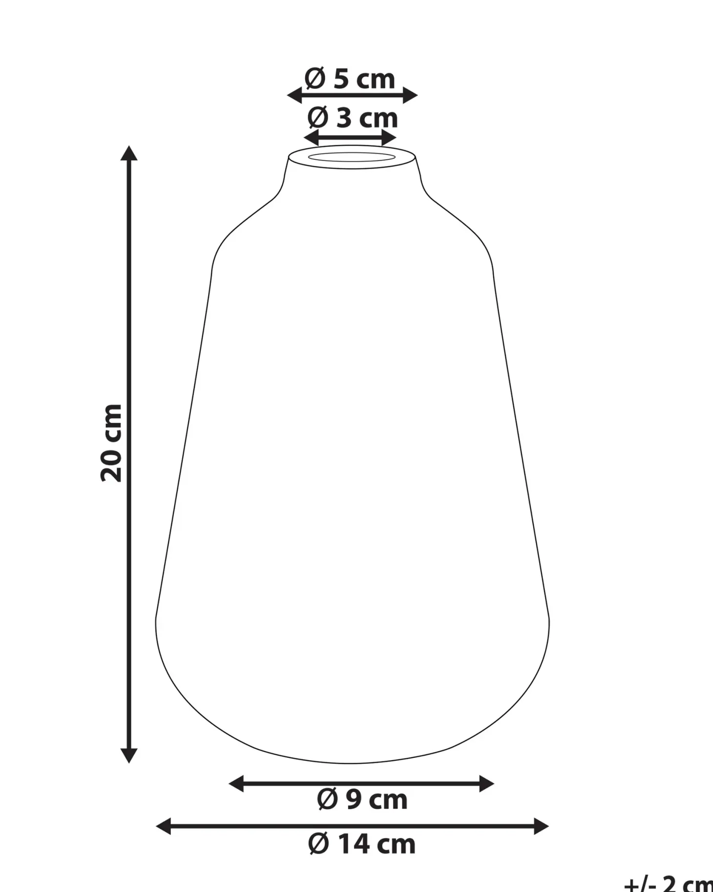 Wazon na kwiaty MARONEIA Kamionka 20 cm Biały