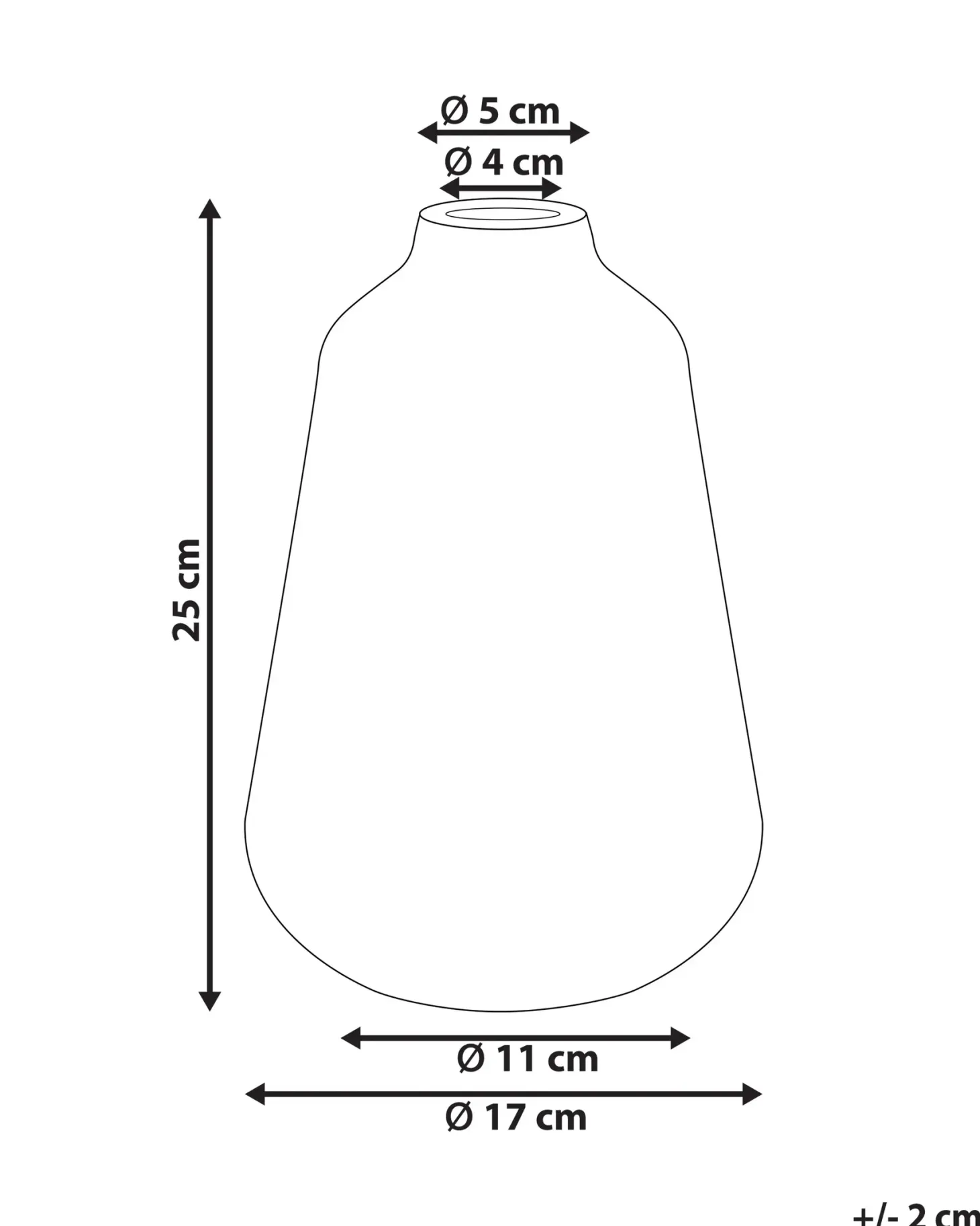 Wazon na kwiaty MARONEIA Kamionka 25 cm Biały