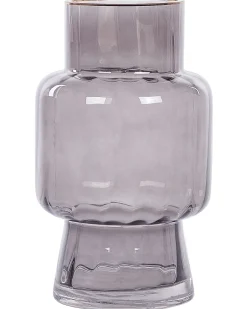 Wazon na kwiaty MEGALO Szkło 26 cm Szary