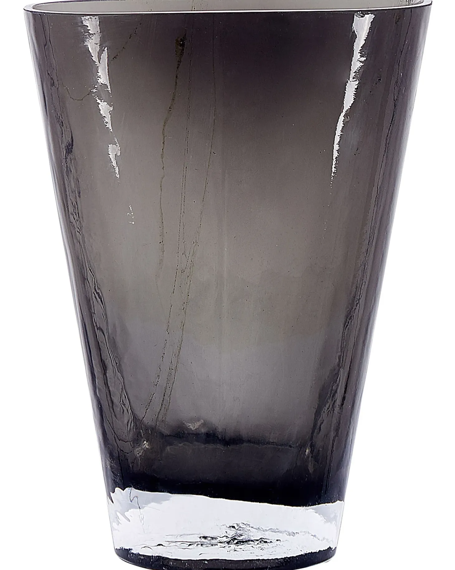 Wazon na kwiaty MITATA Szkło 20 cm Szary