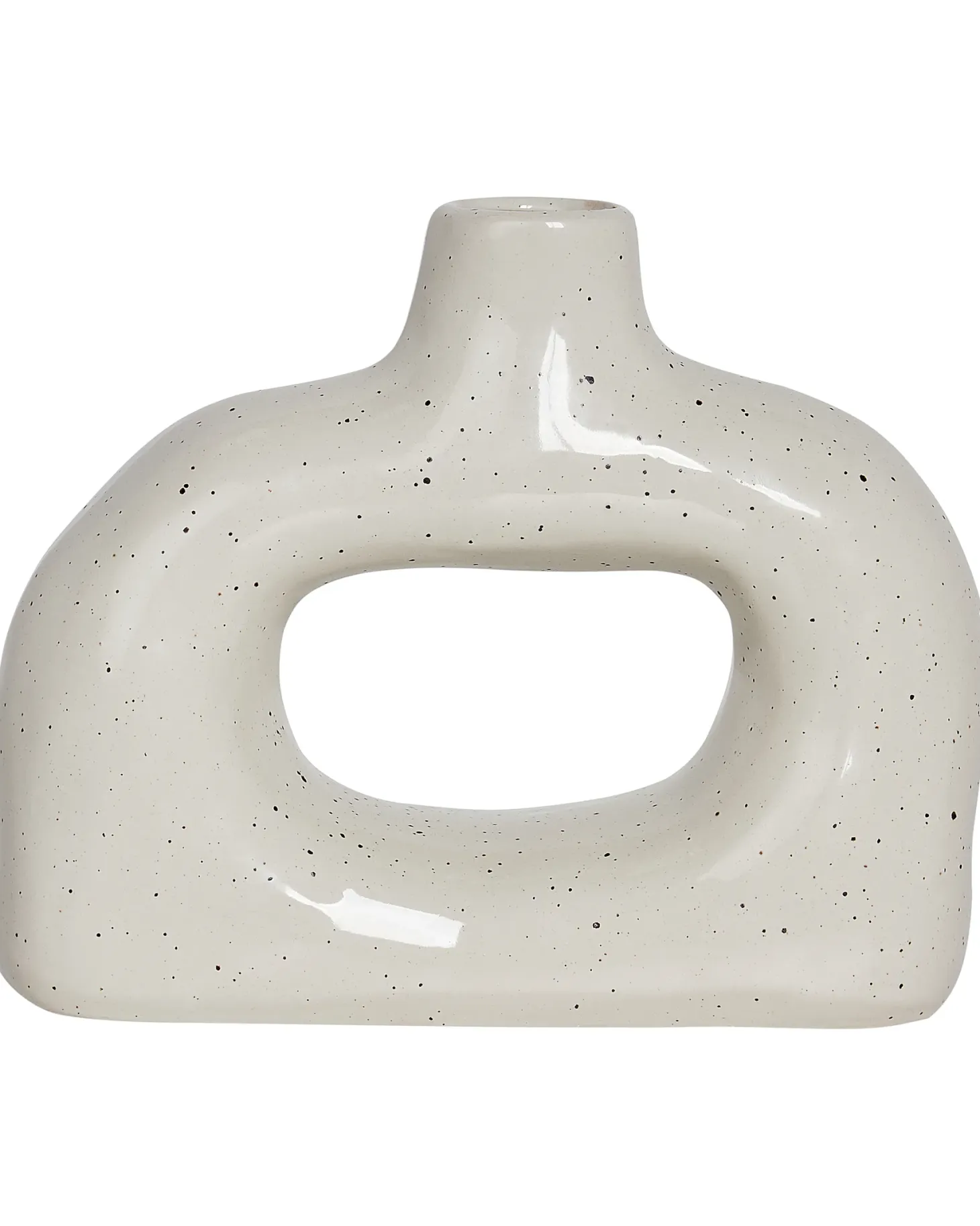 Wazon na kwiaty MOONEYE Kamionka 19 cm Złamana biel