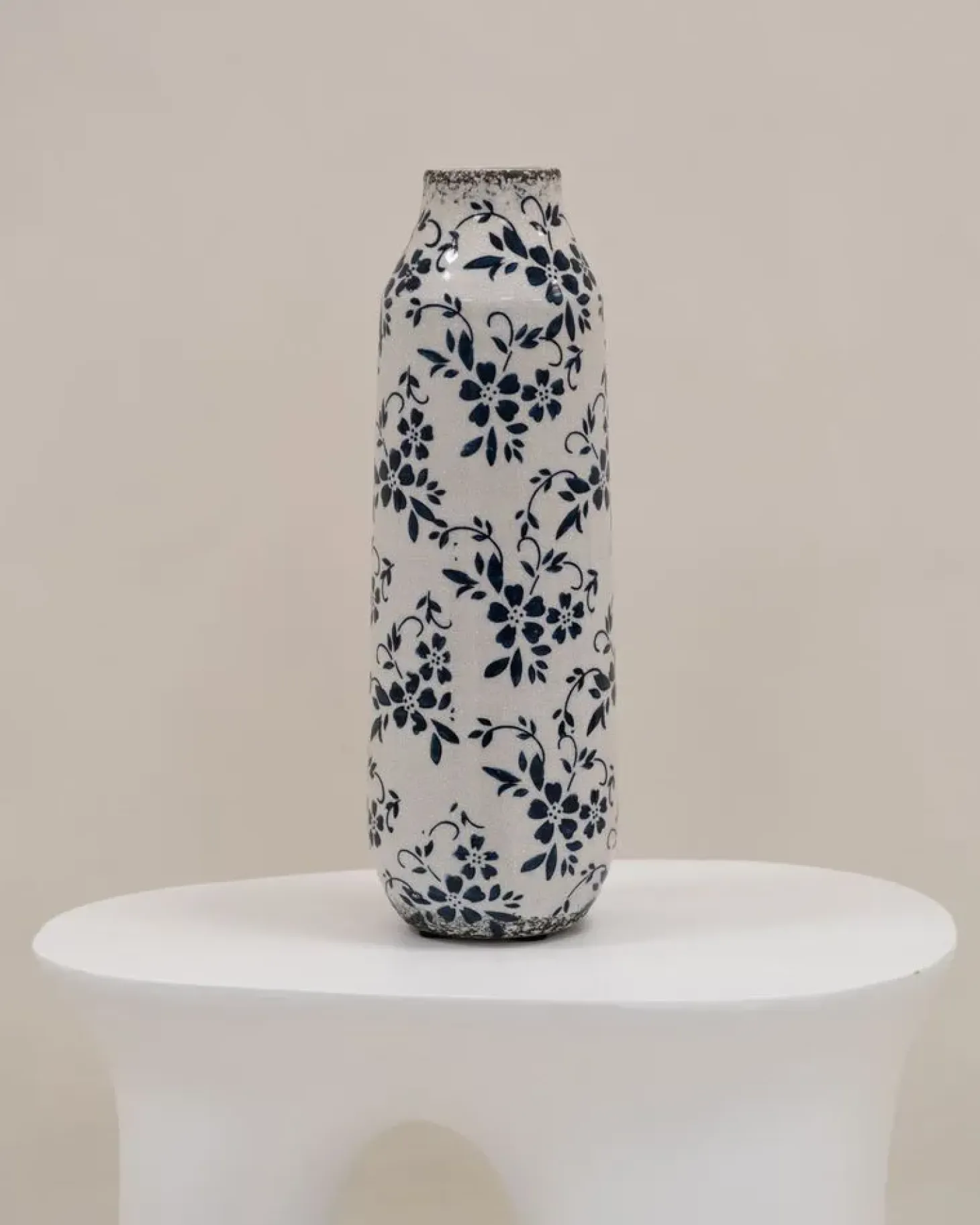 Wazon na kwiaty MULAI Kamionka 35 cm Biały