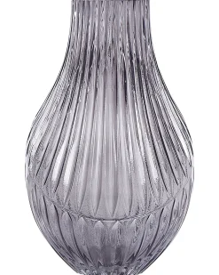 Wazon na kwiaty MYRSINA Szkło 36 cm Szary