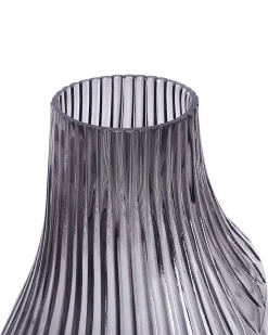 Wazon na kwiaty MYRSINA Szkło 36 cm Szary