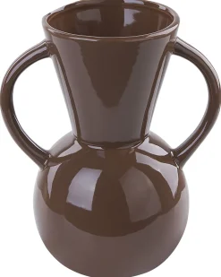 Wazon na kwiaty ORESTIADA Ceramika 19 cm Brązowy