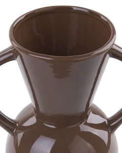 Wazon na kwiaty ORESTIADA Ceramika 19 cm Brązowy