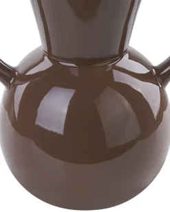 Wazon na kwiaty ORESTIADA Ceramika 19 cm Brązowy