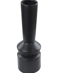 Wazon na kwiaty PEANIA Ceramika 30 cm Czarny