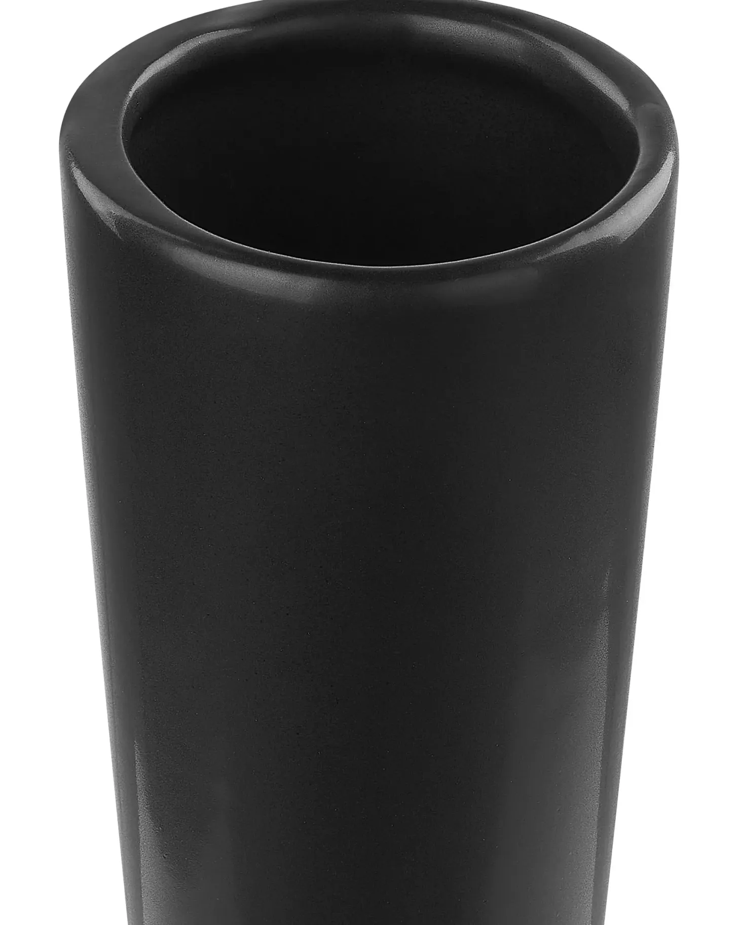 Wazon na kwiaty PEANIA Ceramika 30 cm Czarny