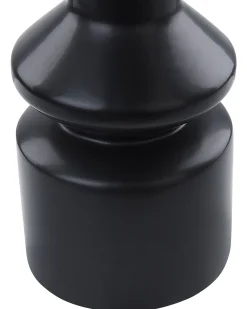 Wazon na kwiaty PEANIA Ceramika 30 cm Czarny