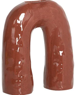 Wazon na kwiaty PERCH Kamionka 29 cm Brązowy