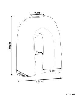 Wazon na kwiaty PERCH Kamionka 29 cm Brązowy