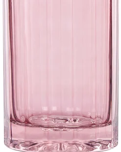 Wazon na kwiaty PERDIKI Szkło 30 cm Różowy