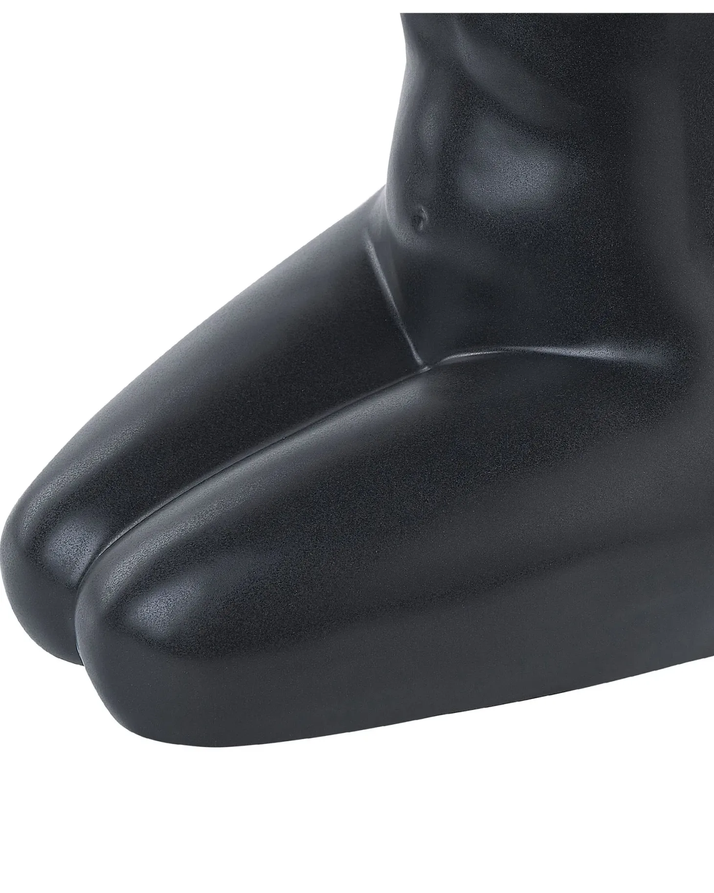 Wazon na kwiaty PYRGOS Ceramika 22 cm Czarny