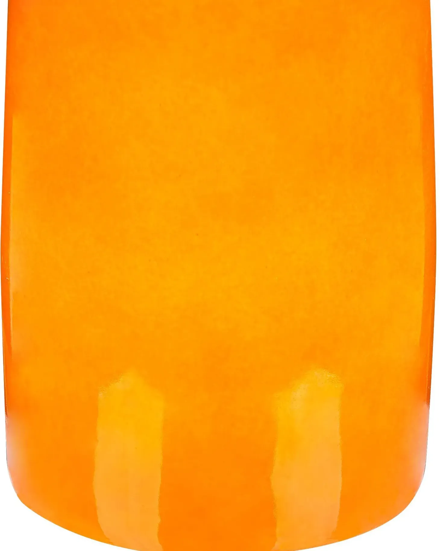 Wazon na kwiaty SABADELL Ceramika 50 cm Pomarańczowy
