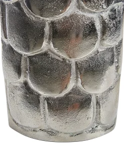 Wazon na kwiaty SUKHOTHAI Metal 47 cm Srebrny