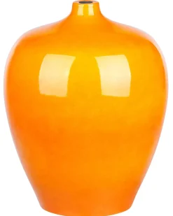 Wazon na kwiaty TERRASA Ceramika 37 cm Pomarańczowy