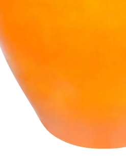 Wazon na kwiaty TERRASA Ceramika 37 cm Pomarańczowy