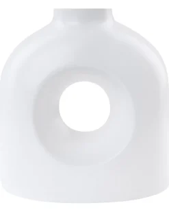 Wazon na kwiaty THEBES Ceramika 22 cm Biały