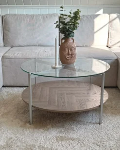 Wazon na kwiaty VERIA Ceramika 26 cm Piaskowy