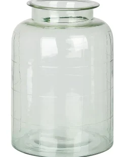 Wazon na kwiaty VINDALOO Szkło 35 cm Jasnozielony
