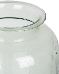 Wazon na kwiaty VINDALOO Szkło 35 cm Jasnozielony