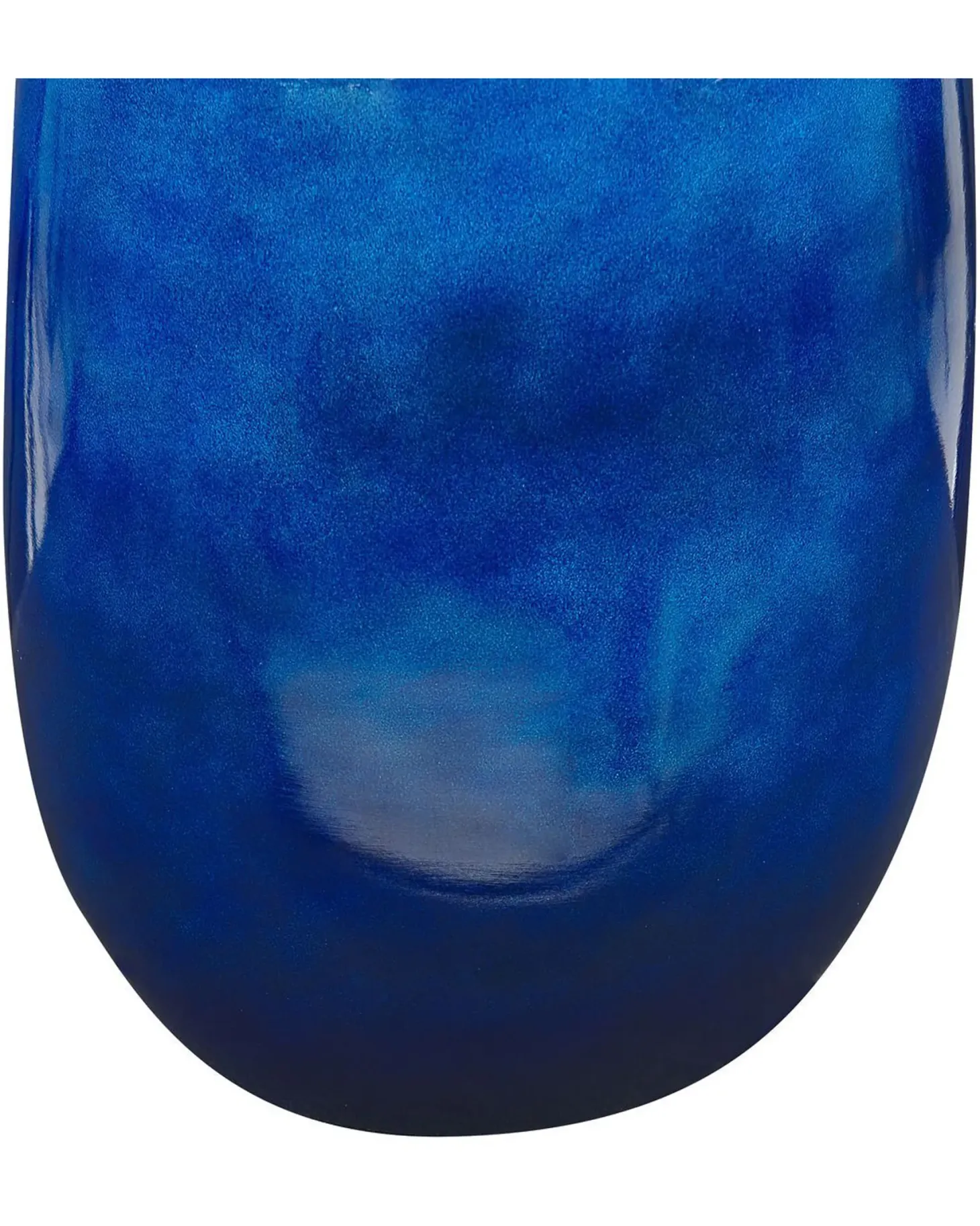 Wazon na kwiaty VITORIA Ceramika 45 cm Ciemnoniebieski