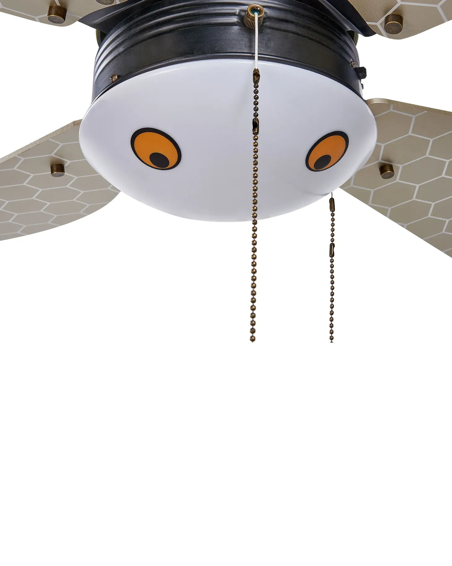 Wentylator sufitowy z lampą DOLORES LED Żółty