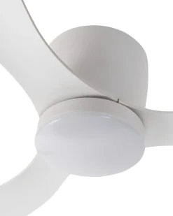Wentylator sufitowy z lampą VEMBAR Z pilotem LED Biały