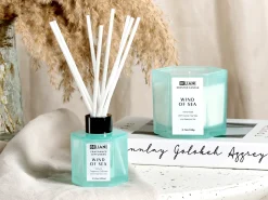 Świeczka zapachowa z patyczkami zapachowymi CLASSY TINT Wosk sojowy Świeże nuty