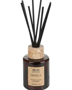 Świeczka zapachowa z patyczkami zapachowymi DARK ELEGANCE 9 cm Brązowy