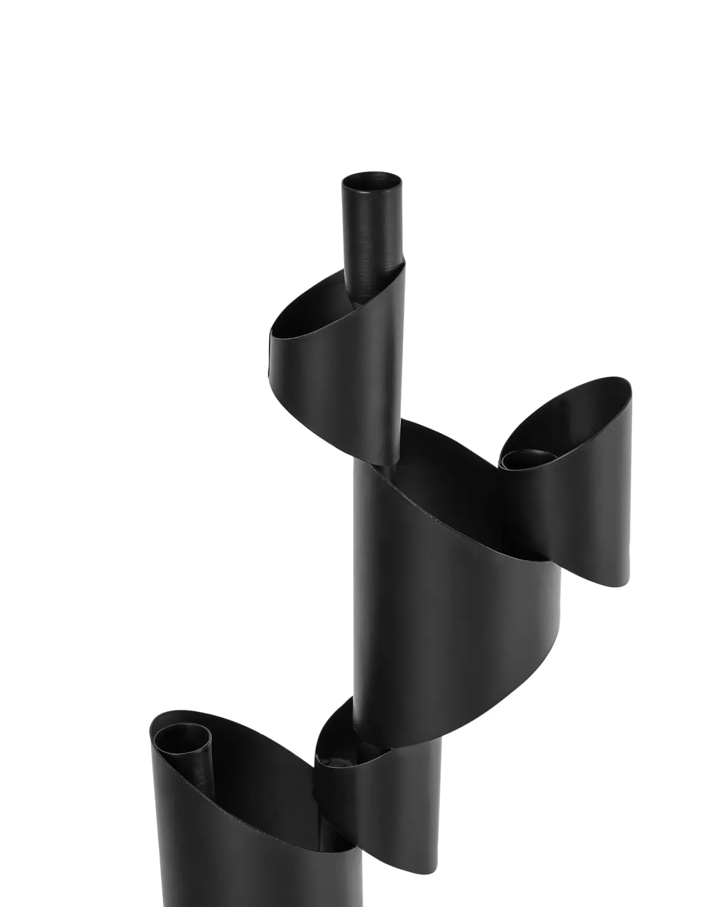 Świecznik AMILLY Metal 51 cm Czarny