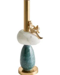 Świecznik BARICE Marmur 34 cm Kolorowy