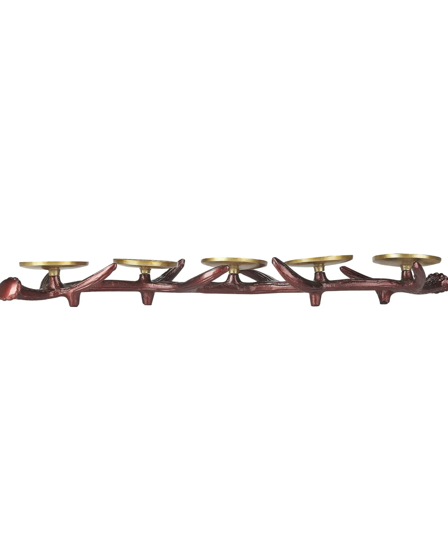 Świecznik CLEONAE Metal 7 cm Brązowy