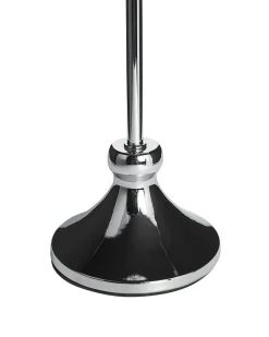 Świecznik ESTERNAY Metal 27 cm Srebrny