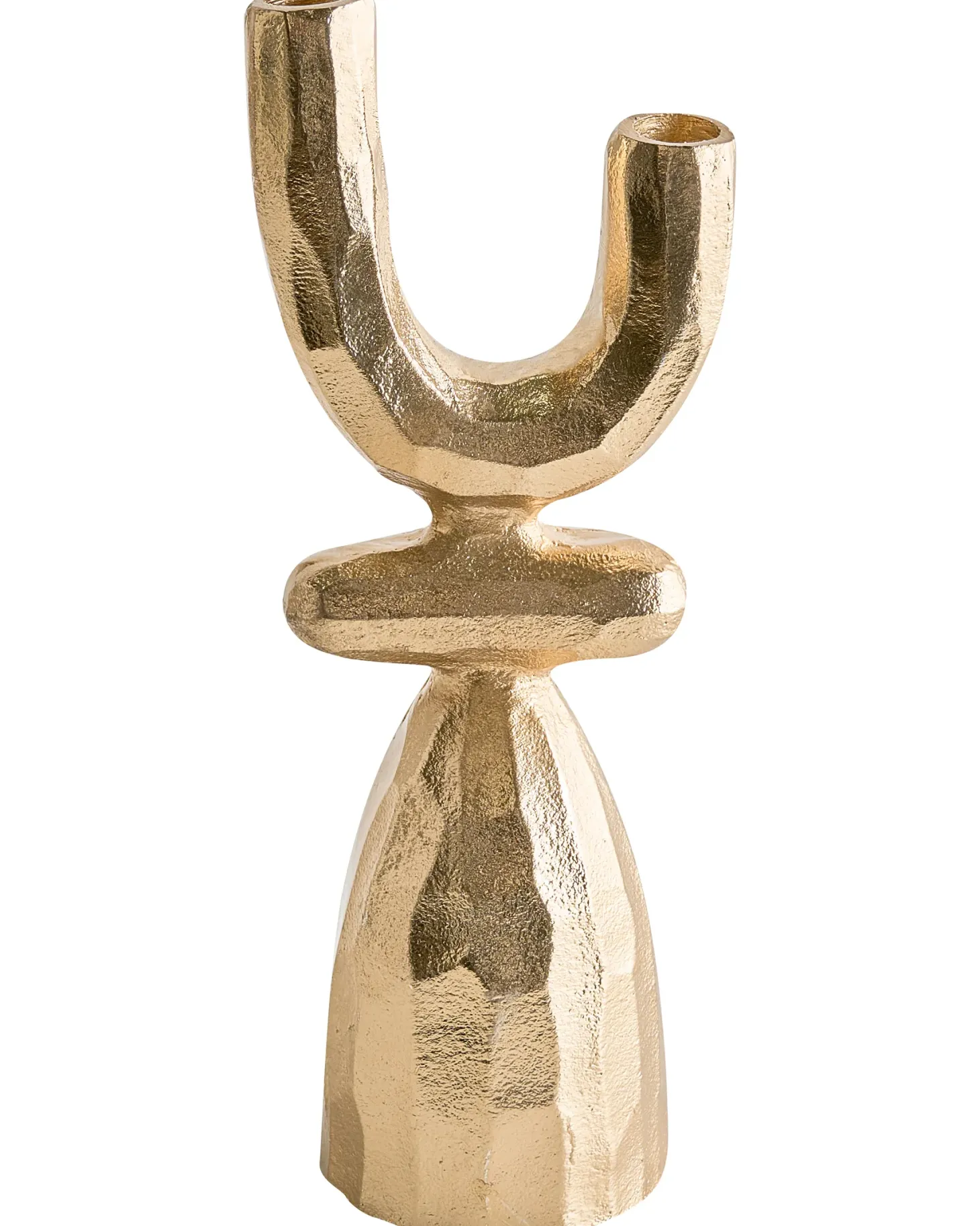 Świecznik KRADENIK Metal 33 cm Złoty
