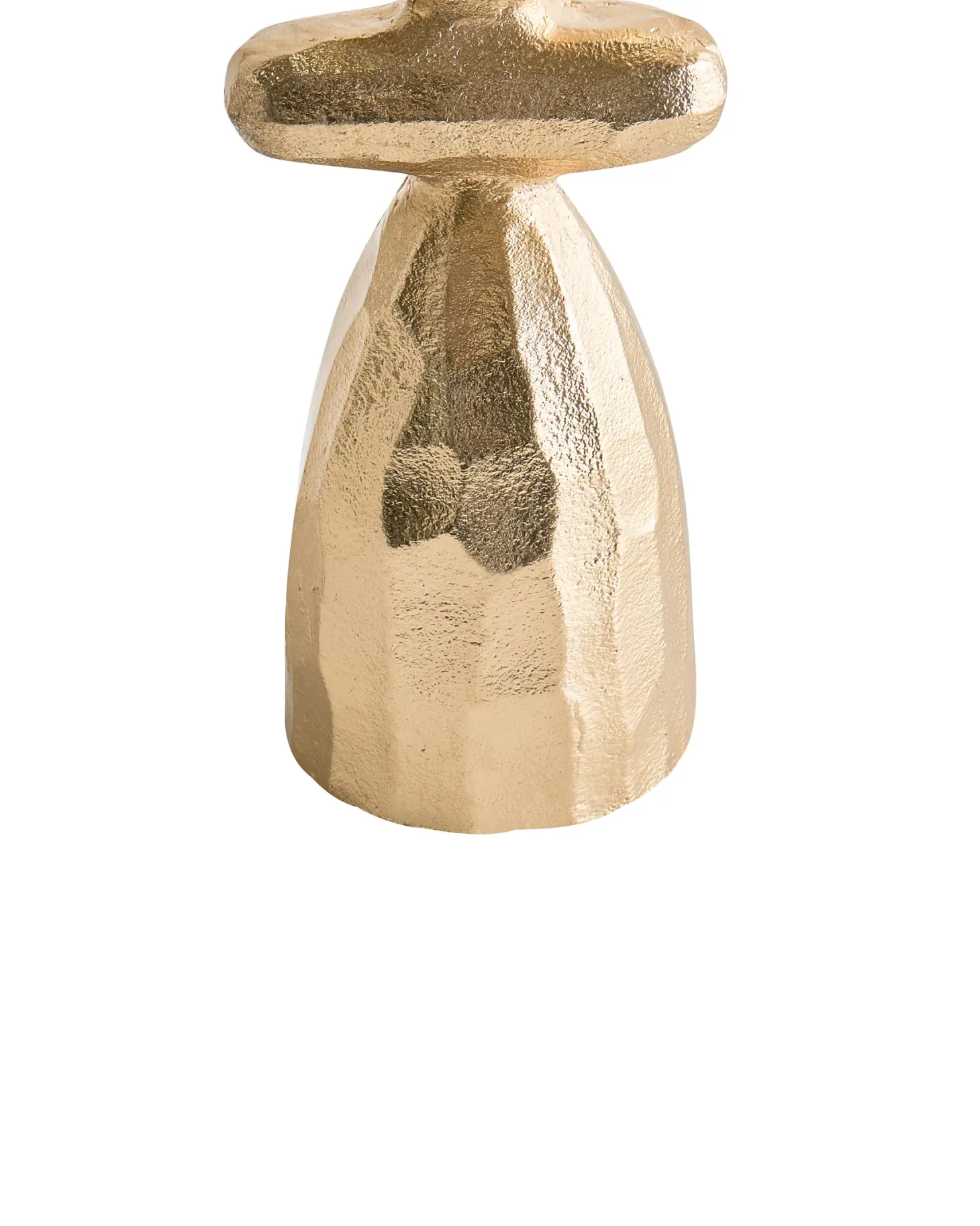 Świecznik KRADENIK Metal 33 cm Złoty