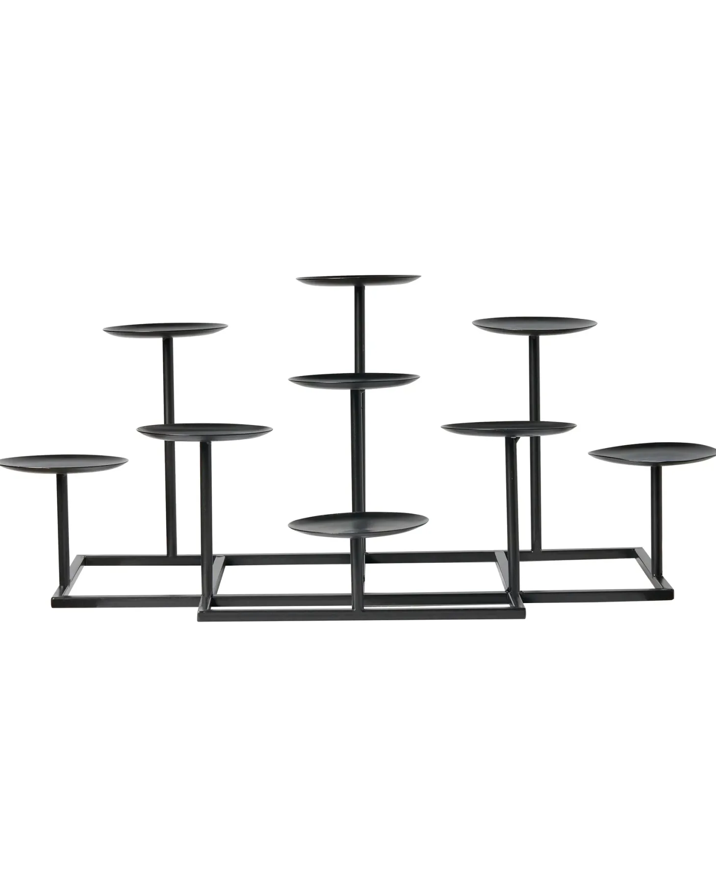 Świecznik LAMEGO Metal 23 cm Czarny