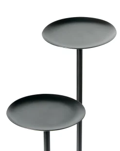 Świecznik LAMEGO Metal 23 cm Czarny