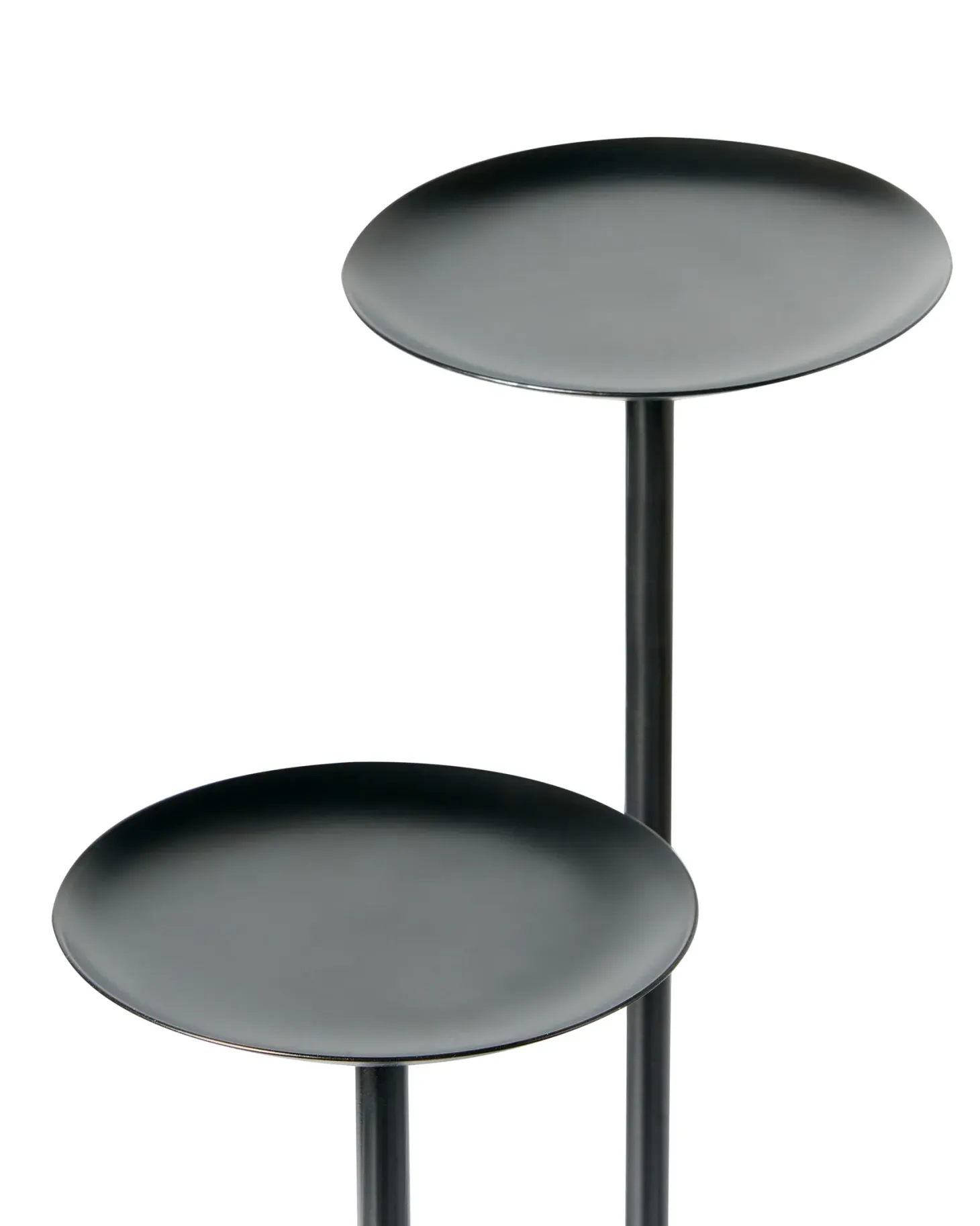 Świecznik LAMEGO Metal 23 cm Czarny