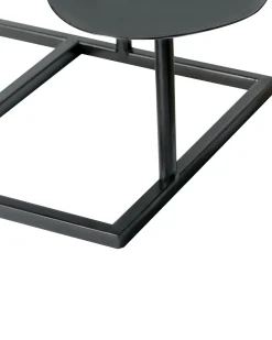 Świecznik LAMEGO Metal 23 cm Czarny