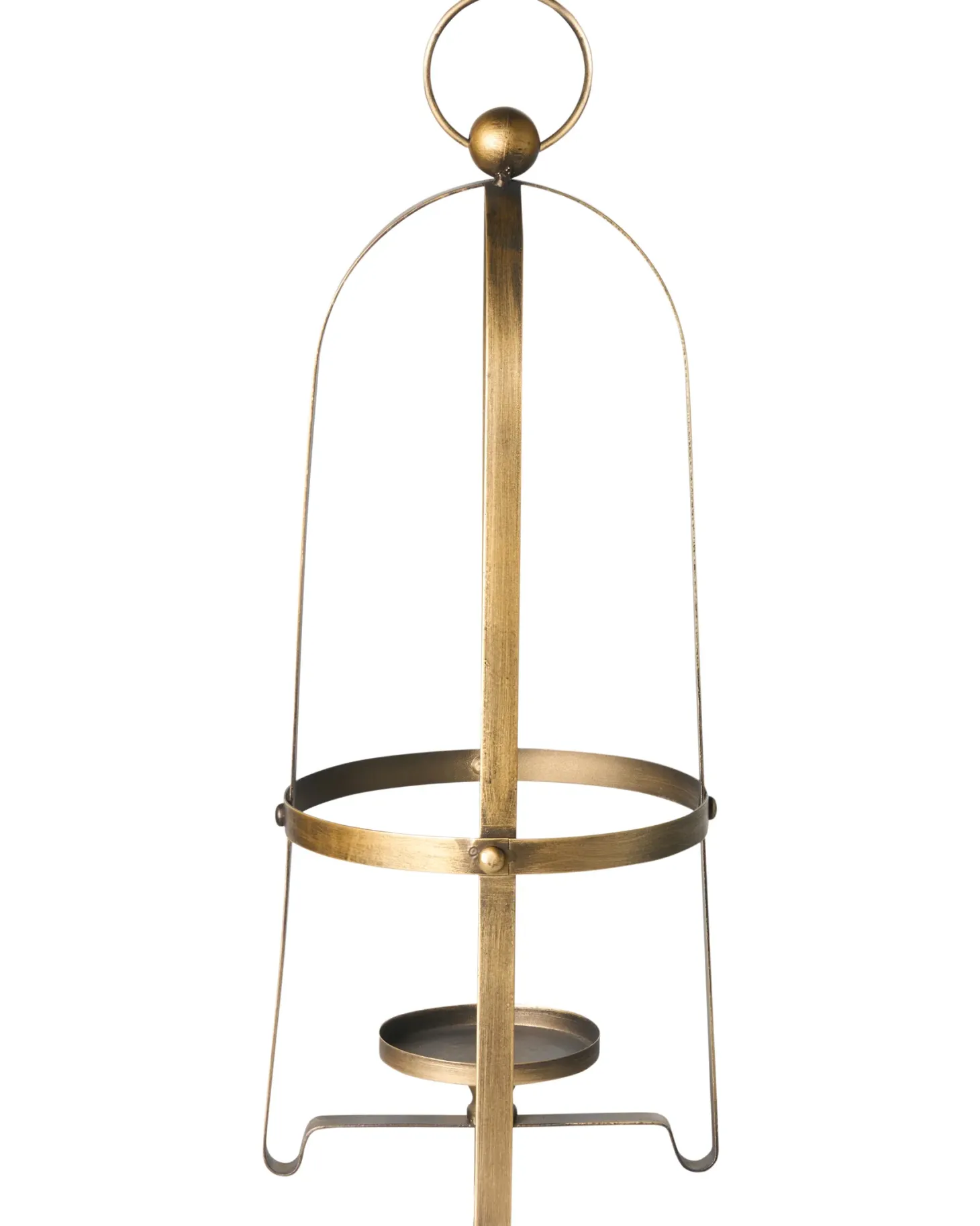 Świecznik MARAWI Metal 48 cm Złoty
