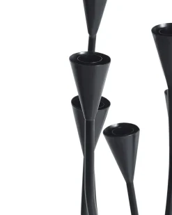 Świecznik MATOSINHOS Metal 54 cm Czarny