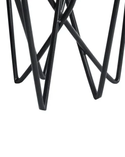 Świecznik MATOSINHOS Metal 54 cm Czarny