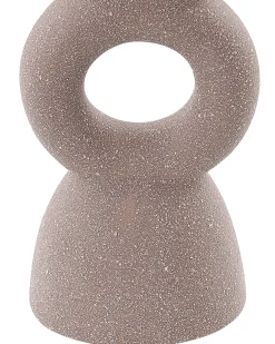 Świecznik NAOUSA Ceramika 23 cm Beżowy