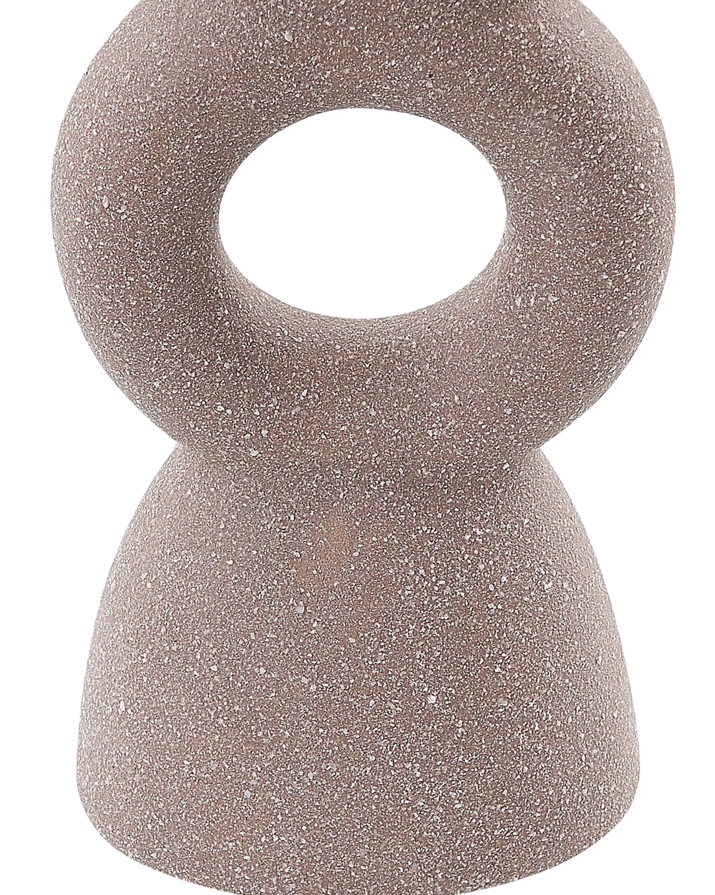 Świecznik NAOUSA Ceramika 23 cm Beżowy