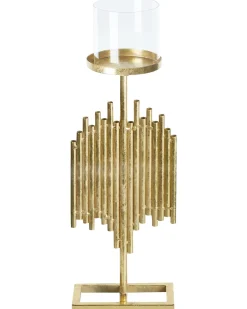 Świecznik NIAS Metal 53 cm Złoty