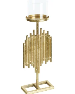 Świecznik NIAS Metal 53 cm Złoty